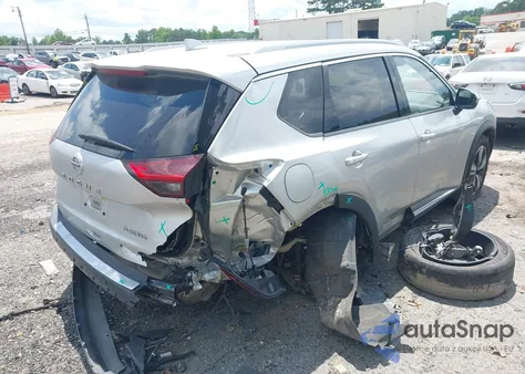 2021 Nissan Rogue Platinum Fwd from USA, damaged, VIN JN8AT3DCXMW101300